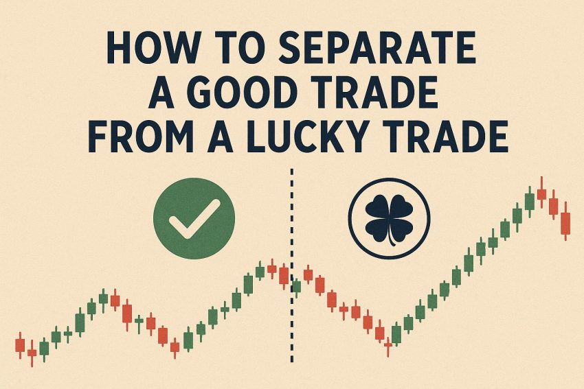 How to separate a good trade from a lucky trade