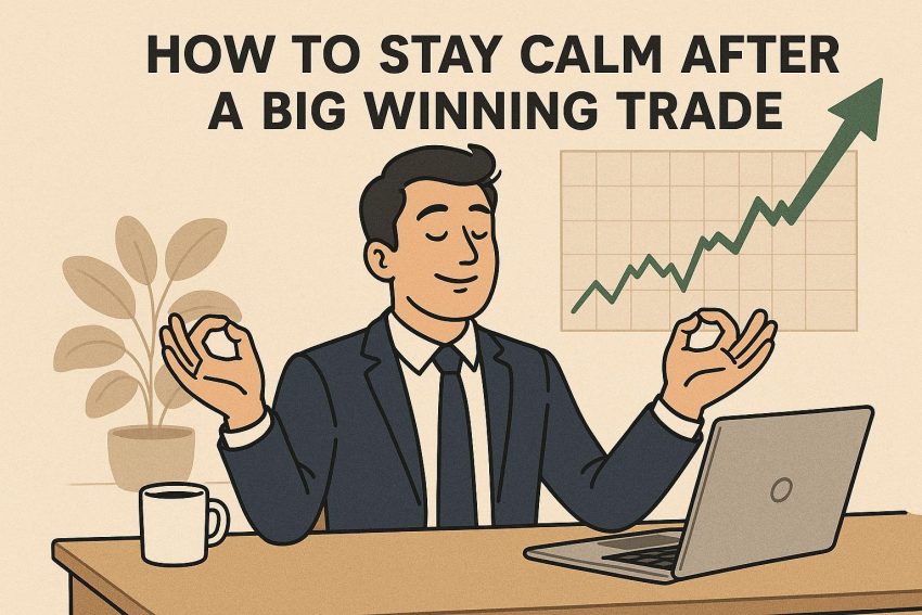 How to stay calm after a big winning trade